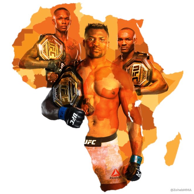 @francis_ngannou THREE AFRICAN CHAMPIONS OF THE WORLD. https://t.co/pDCUsUBHM3