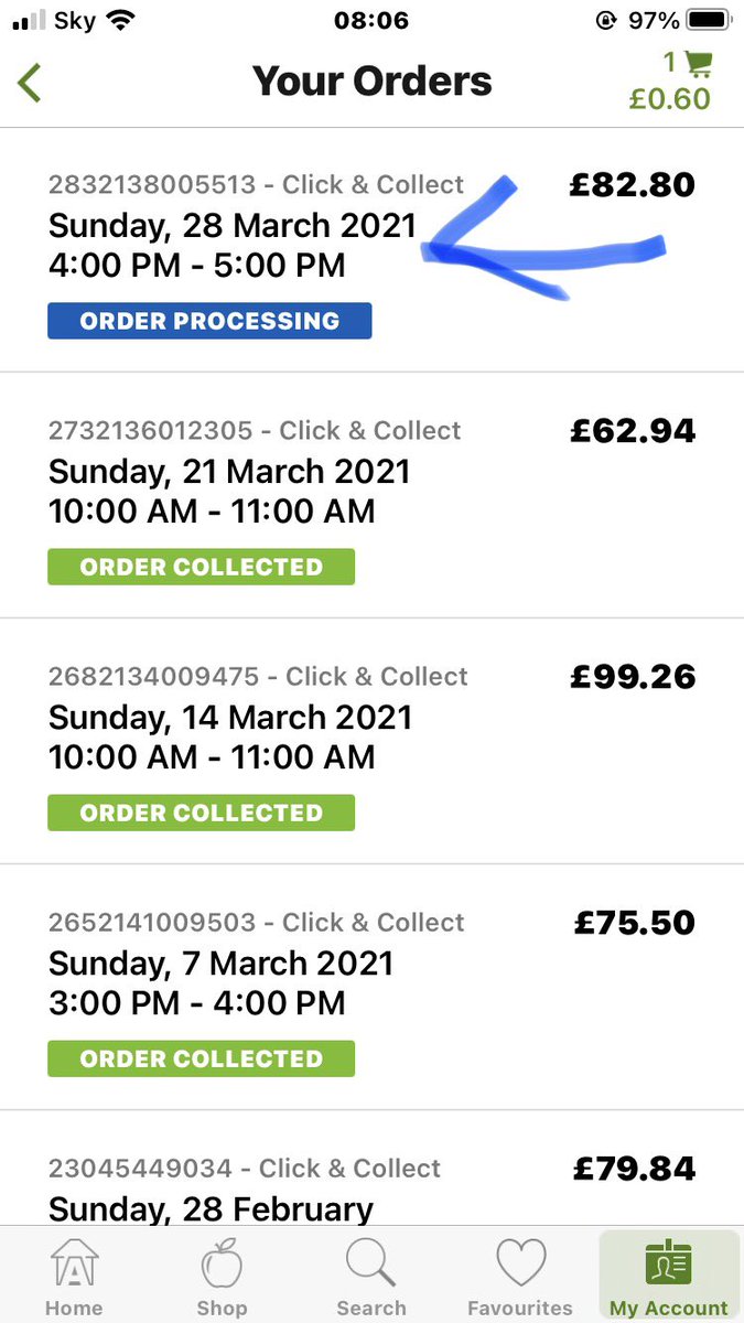 srayner84's tweet photo. @AsdaServiceTeam @asda I booked my collection between 12 - 1pm today! What time would you suggest I collect seeing as your app doesn’t appear to know what’s going on?! https://t.co/Zt0F9QWERL