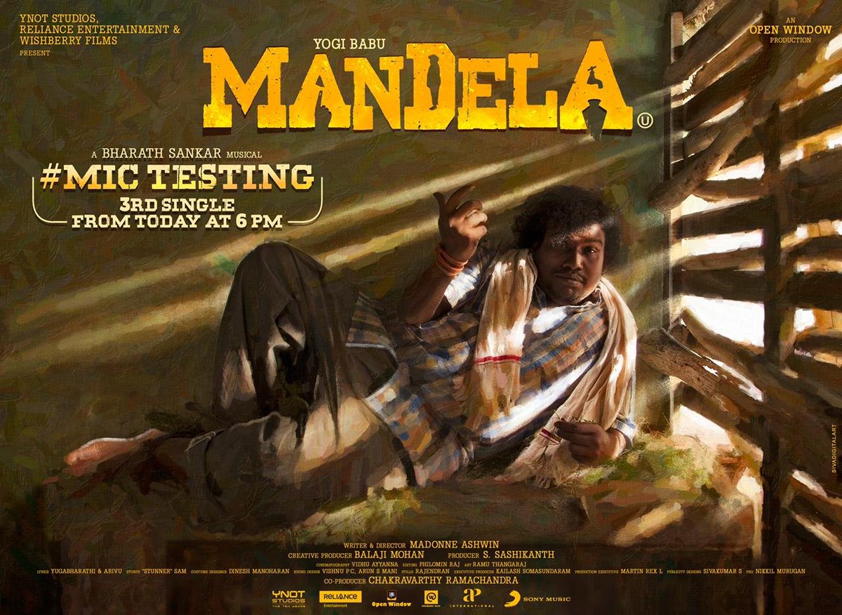 CinevasanthPro's tweet image. #MicTesting 3rd Single of #Mandela 
By 6pm!
@bharathsankar12
Mano Eswaran, @CDHANUSH11 
@TherukuralArivu

@iYogiBabu @madonneashwin @sash041075 @directormbalaji @chakdyn @Shibasishsarkar @StudiosYNot @RelianceEnt @Wishberry_in @sheelaActress @openwindow_offl @SonyMusicSouth #NM