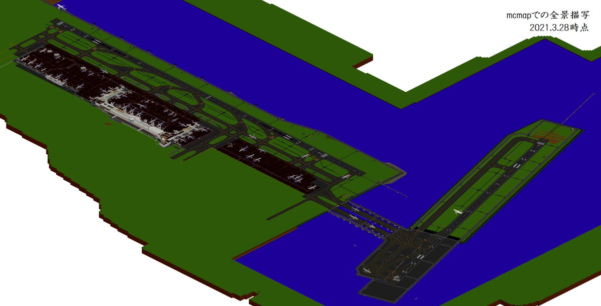空港好きのﾏｲﾝｸﾗﾌﾀｰ 羽田空港制作中 Mine Airports Twitter