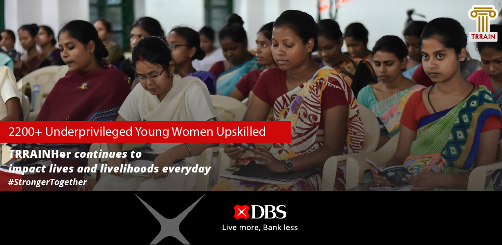 DBSBankIndia's tweet image. .@DBSBankIndia proudly supports @TRRAINindia and TRRAINHer - a women's livelihood training program designed to increase employment opportunities for women in the retail industry.

Know more: go.dbs.com/3vUdBNz

#DBSBankIndia #LiveMoreBankLess #BankWithPurpose