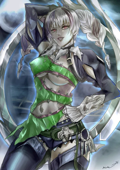 #ソウルキャリバー
#SOULCALIBUR
#格ゲーキャラ描こうぜ
久しぶりのキャリバーイラスト?
今回はⅤのティラ グルーミーサイド
ティラはこの髪型が一番好きでした 