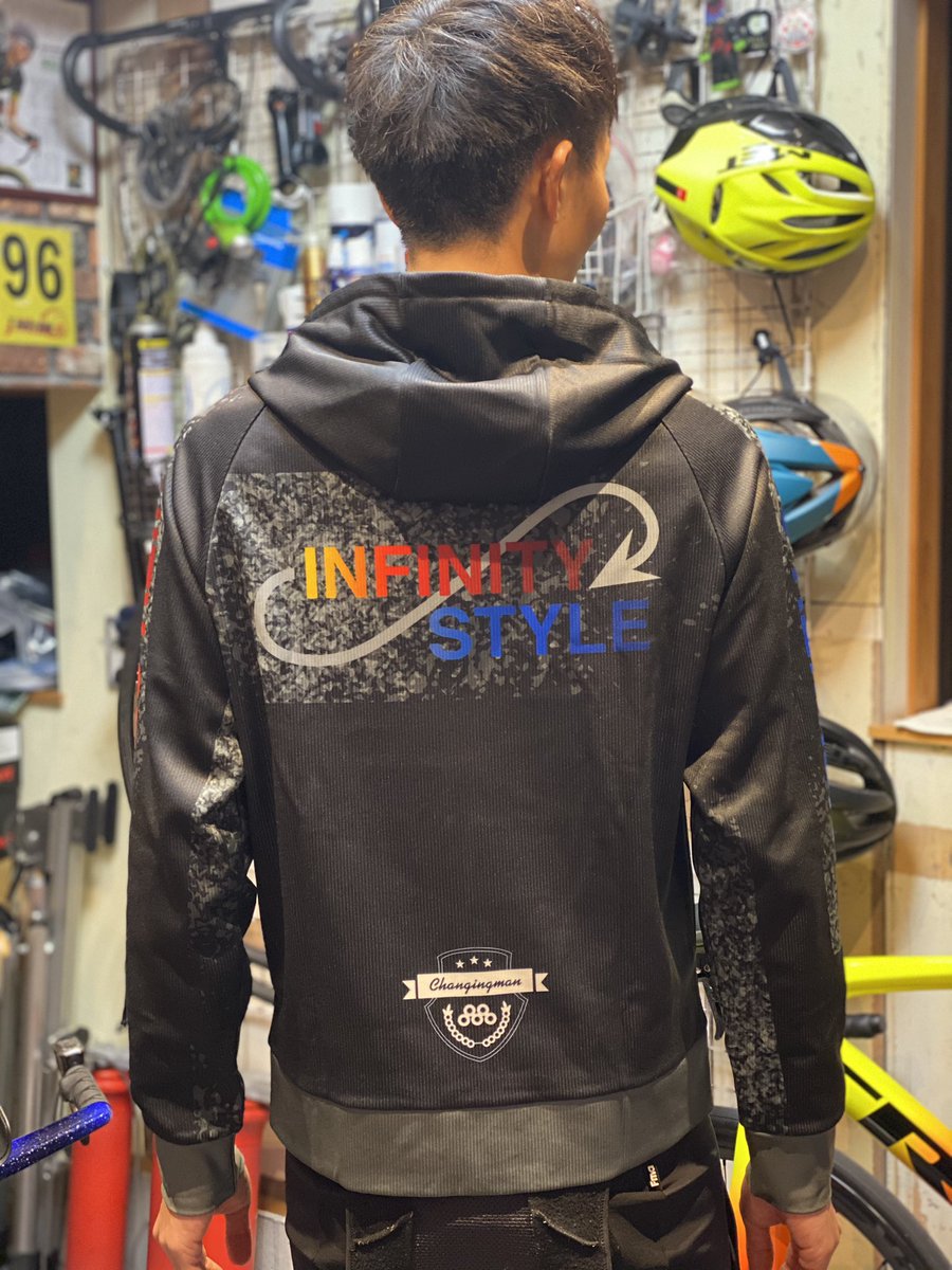 Changingman_TGR's tweet image. Infinity Styleパーカー！！
カッコ良いでしょ\(//∇//)\

SUNVOLTは、パーカーも作成してくれます☆

ほぼMy wifeのアドバイスです！w

#InfinityStyle 
#SUNVOLT 
#オリジナルパーカー