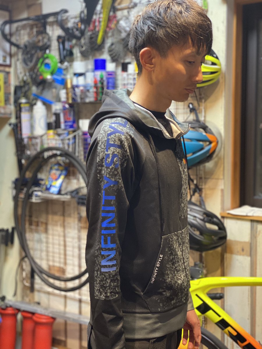 Changingman_TGR's tweet image. Infinity Styleパーカー！！
カッコ良いでしょ\(//∇//)\

SUNVOLTは、パーカーも作成してくれます☆

ほぼMy wifeのアドバイスです！w

#InfinityStyle 
#SUNVOLT 
#オリジナルパーカー
