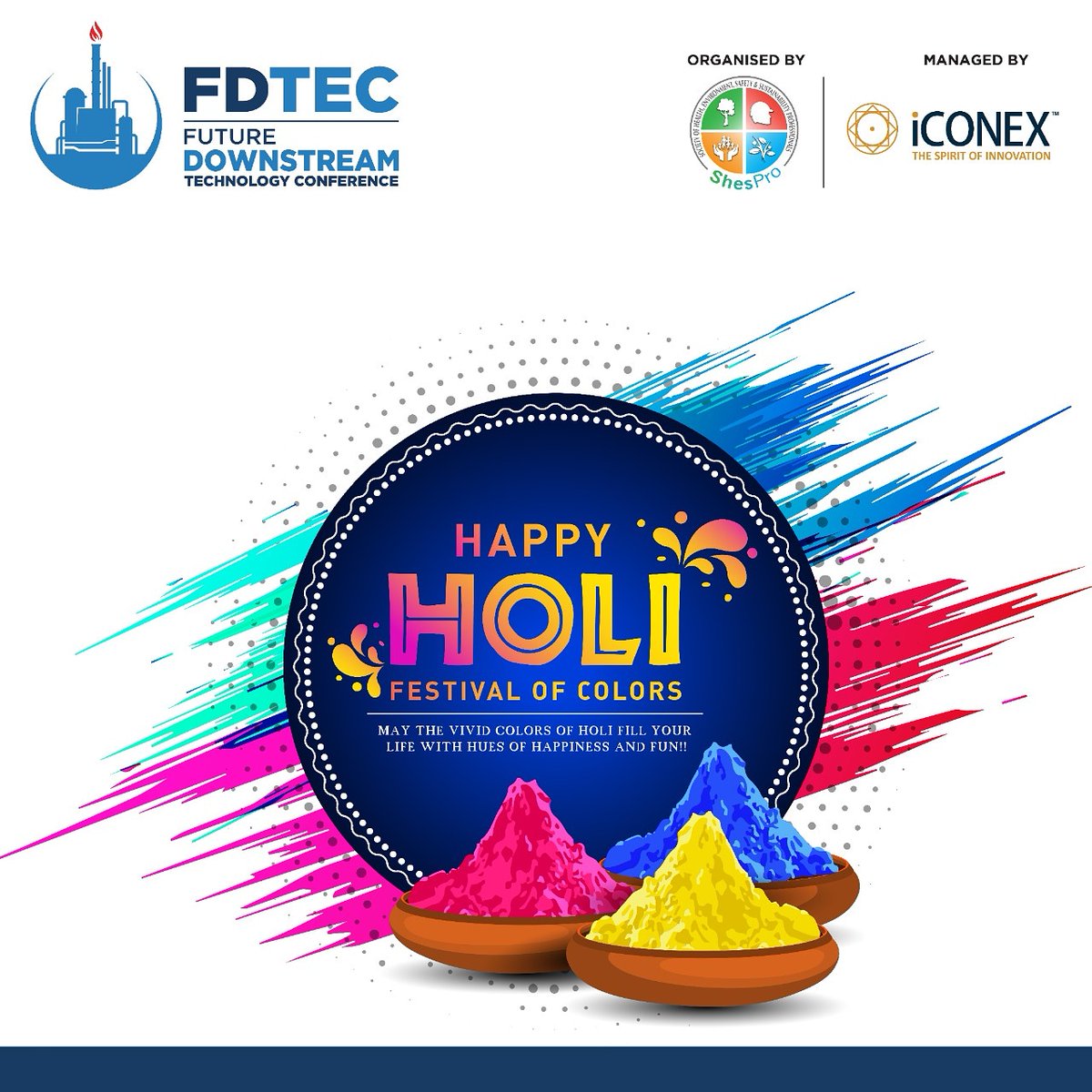 fdtec_'s tweet photo. #FDTEC Wishes You All Happy Holi

#happyholi #safeholi #holi2021 #staysafe #stayhealthy #FDTEC2021 #FDTECIndia https://t.co/P1arvJsRkZ