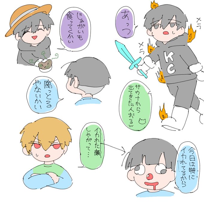 あくまで個人戦イラストのtwitterイラスト検索結果