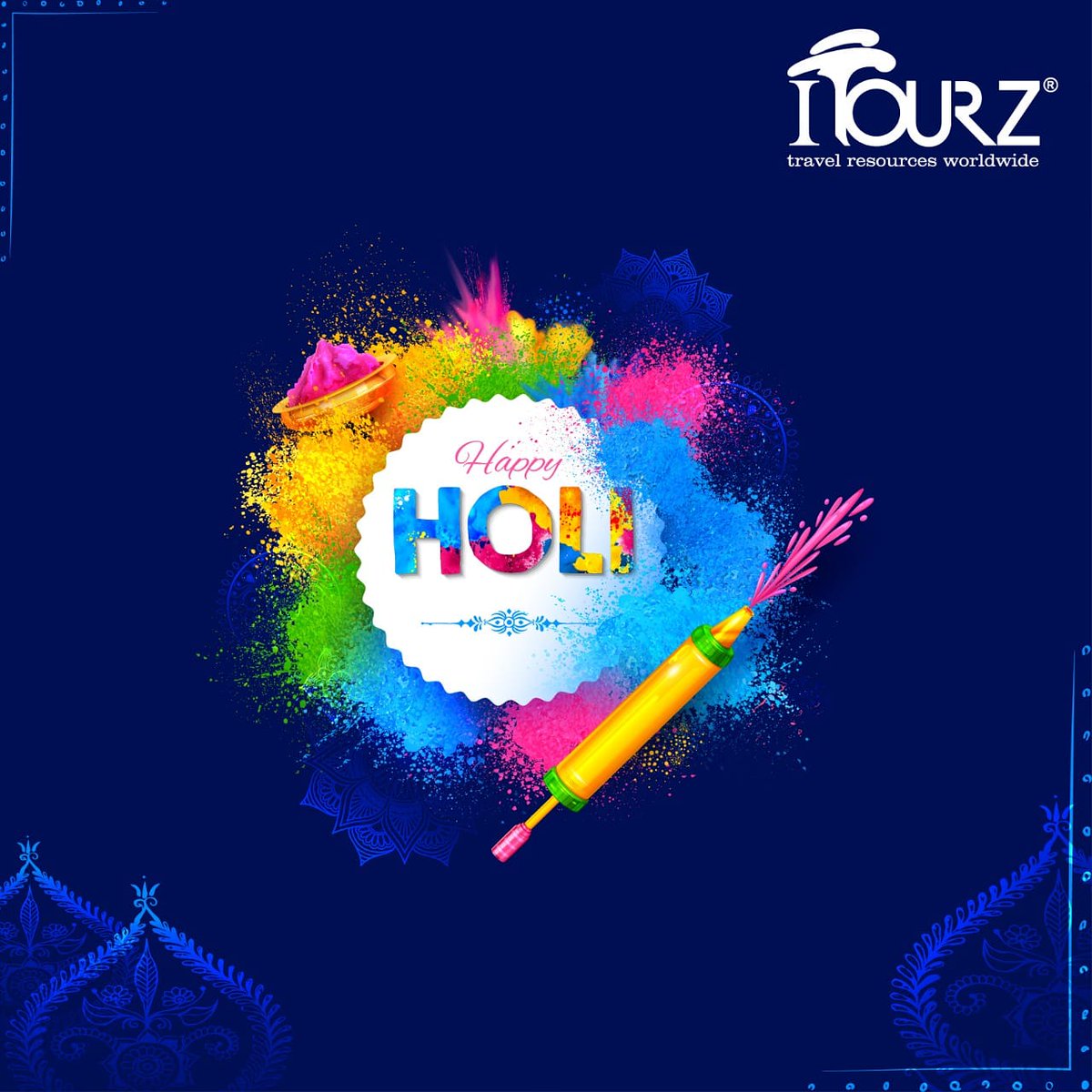 itourz_'s tweet photo. #ITOURZ Wishes You All Happy Holi

#happyholi #safeholi #holi2021 #staysafe #stayhealthy https://t.co/CQUpzDSX1e