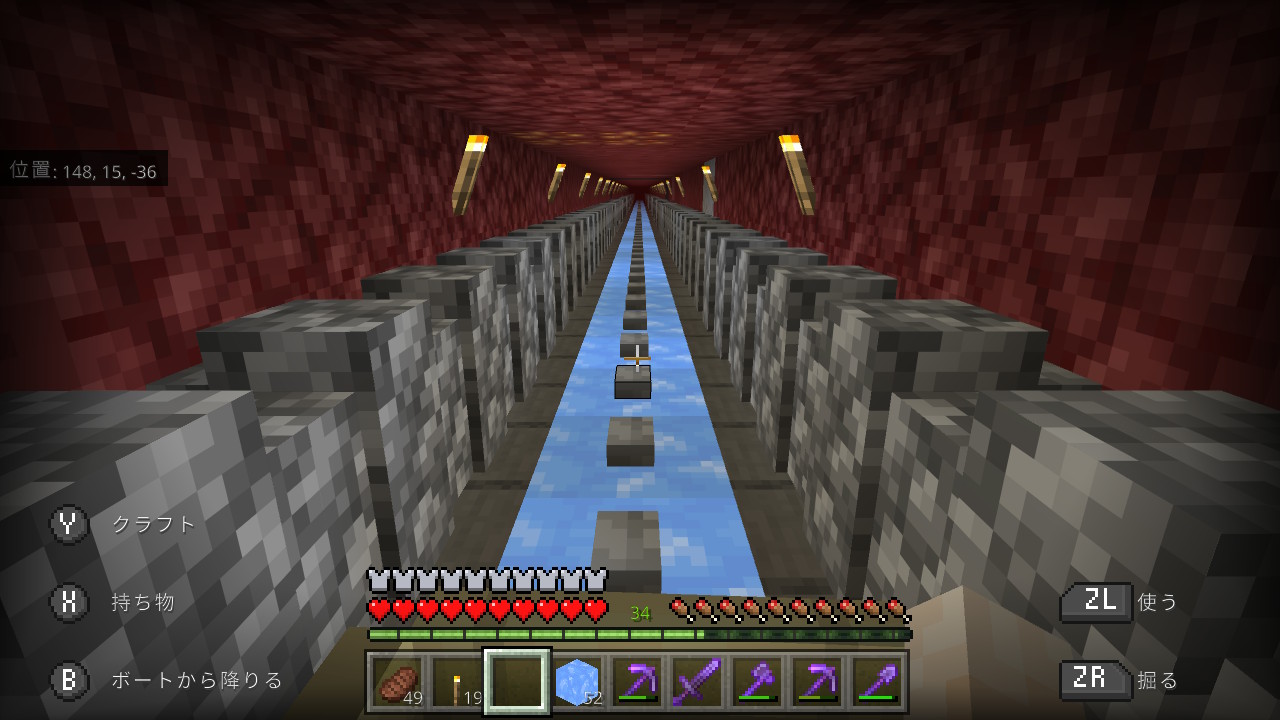 れお 氷ボート高速移動ができた Minecraft マイクラ マインクラフト Nintendoswitch T Co Gw5xnrggh8 Twitter
