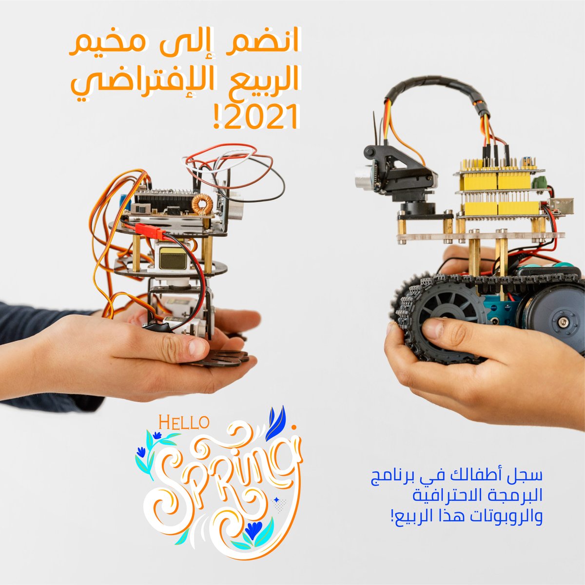 globalvisionae's tweet photo. Enroll your kids in Professional Coding and Robotics Program this Spring!

#globalvisionae #gvtronicsae #springcamp2021 #STEM #UAE #abudhabi #stemforkids #roboticsforkids #gamedev #robots #AI #stemeducation #edtech #الإمارات_اليوم #WomenInSTEM  #الامارات
#UAE50 #عام_الخمسين https://t.co/FK6KKN3xCZ
