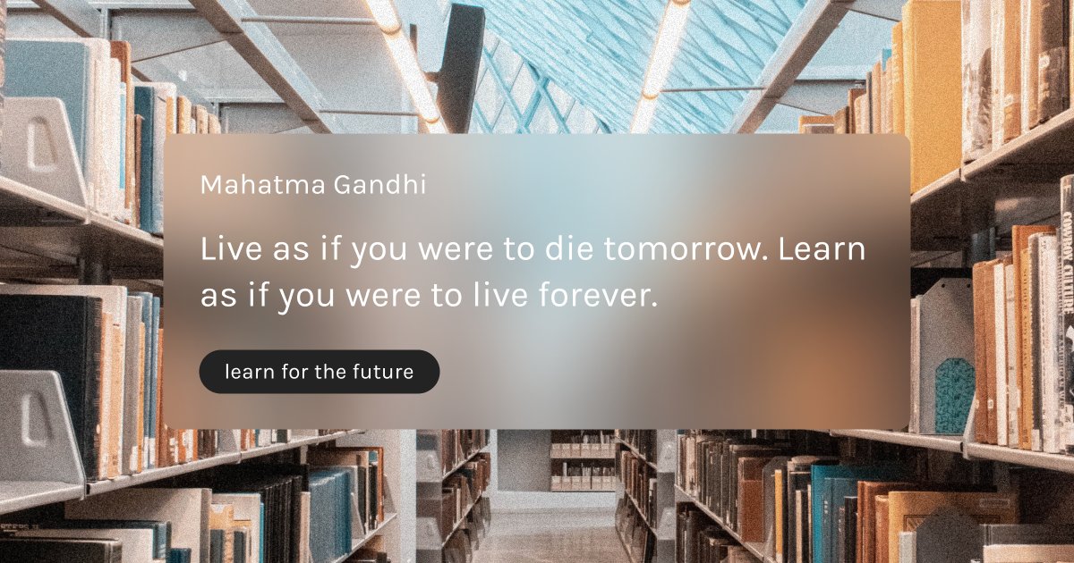 kwotapp's tweet photo. Live as if you were to die tomorrow. Learn as if you were to live forever
•
•
•
#gandhi #learnforthefuture #kwot #quotestoliveby #inspirationalquotes #quotesdaily #quotesoftheday #quotestagram  #quoteapp #dailyquotes #lifequotes #inspire #inspiring #inspiringquotes #instaquote https://t.co/VVwl9uEXZq