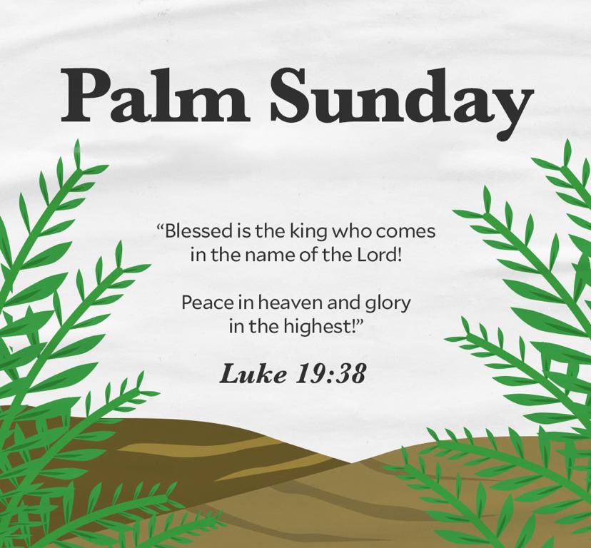 Whoever dwells in the shelter of the Most High will rest in the shadow of the Almighty. As some worship from your homes today, may his presence be your dwelling place.                                 Blessed Palm Sunday to you all.