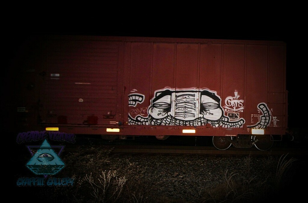 CreativLabz's tweet photo. New photo on @Flickr: GATS - #GATS #ForTheFreights #ReeferGraffiti #FreightJunkie #FreightGraffiti #IshootTrains #FR8s #BenchingFR8 #BenchMode #BenchingFreight #RailHead #MidWest #ChasingTrains #NeverStopBenching #Benching #StayBenching #Colors #219Bench #MidWestBenching #Majo https://t.co/VxXCxLm0A0