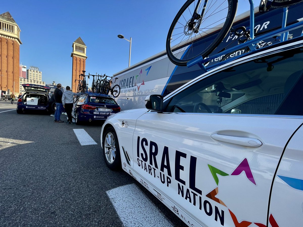 NSNCyclingTeam's tweet photo. The last stage of #VoltaCatalunya100 will be all about the 7 rounds of the brutal climb to:
MONTJUÏC - The “Jewish mountain"
#ISNextChapter
#Passover2021
#Barcelona https://t.co/w75pLywDzm
