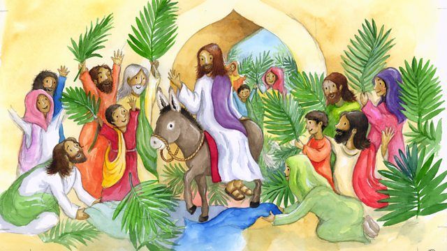 Christ the King Catholic Primary on Twitter: "Today is Palm Sunday. Many  people welcomed Jesus with joy as he entered Jerusalem on a donkey. We echo  their shouts today. Hosanna! Blessed is
