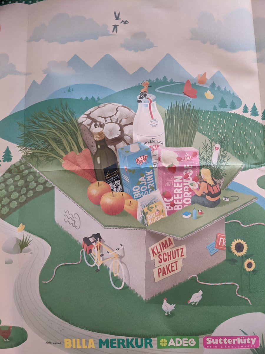 Wenn man beim Einkaufen das Rad vor den betreffenden Geschäften nicht tatsächlich gegen die nächstbeste Kiste lehnen müsste, weil es keine gescheiten Radbügel gibt, wäre das Engagement für Klimaschutz glaubwürdiger.