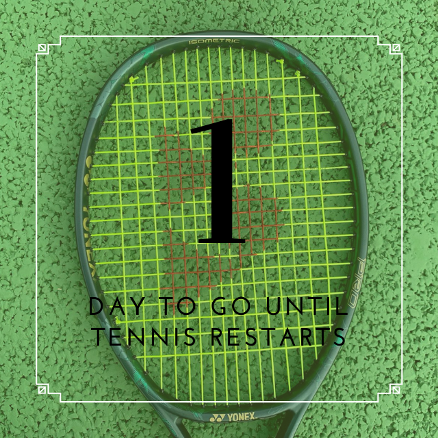 AATennis4's tweet photo. Tomorrow we will finally be back on court! 🎉 It's been too long! 

#tennis #returntotennis https://t.co/3iKD3hfnnB