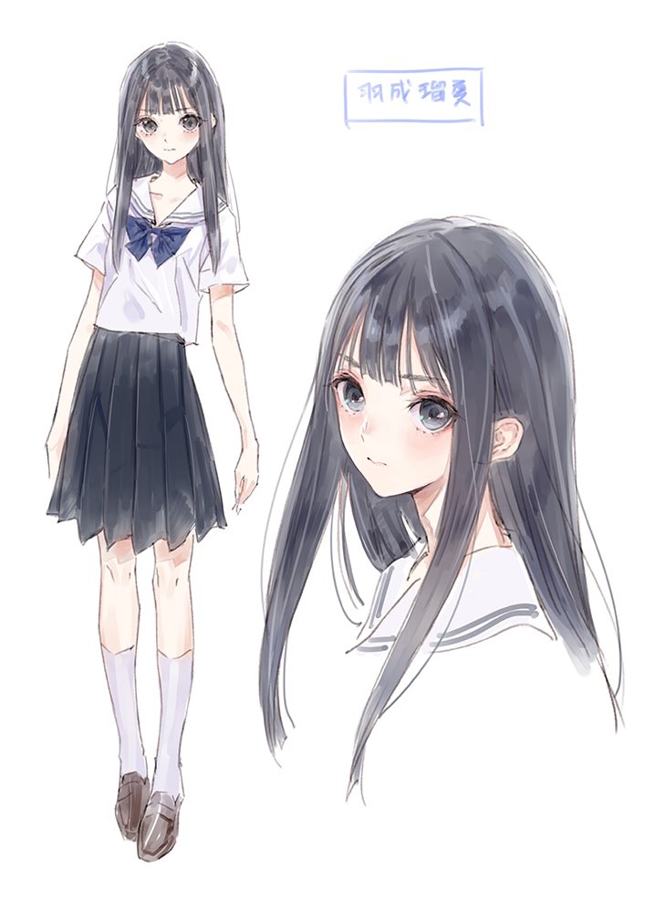 岸田メルꪔ Blue Reflection Ray 澪のキャラクター原案イラストだよ T Co Pvzsv3y1ih Twitter