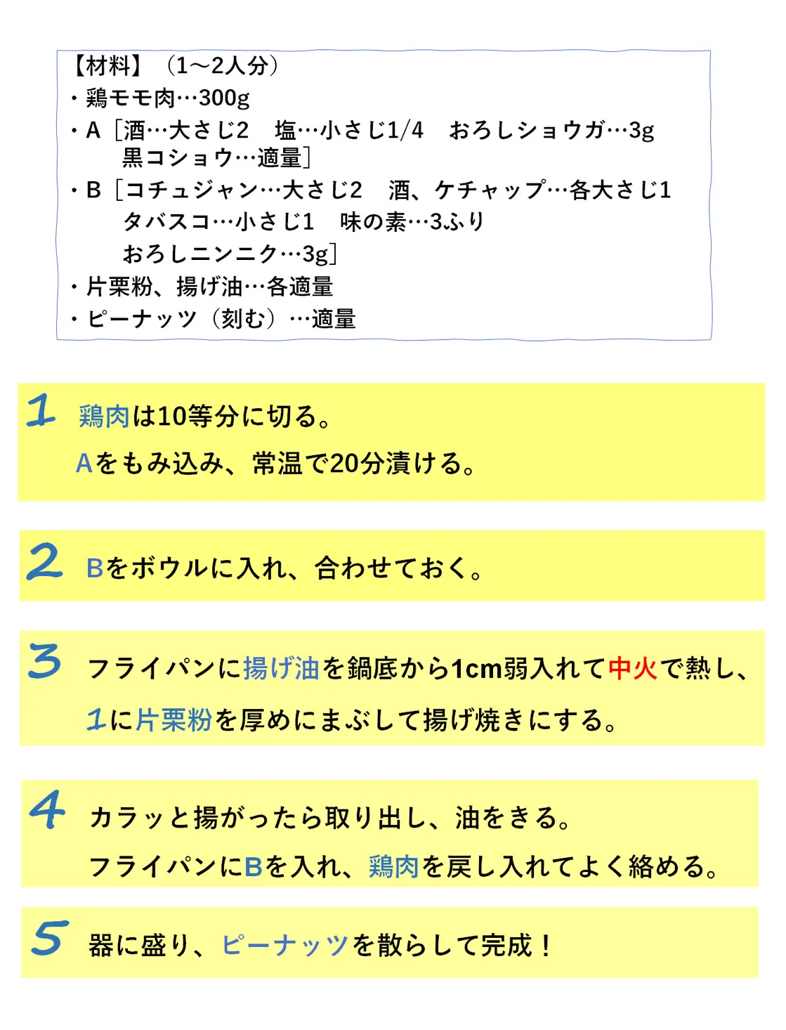 ごはんにとってもよく合いそう！ヤンニョムチキンの作り方！