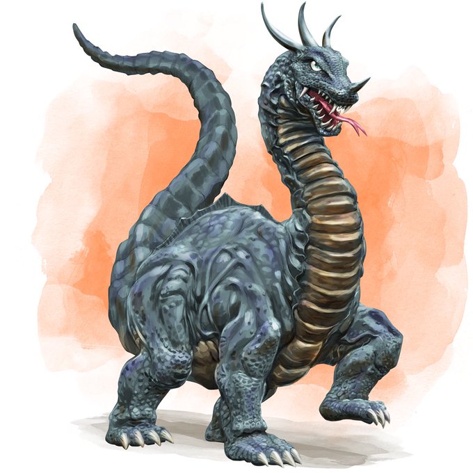 怪獣イラストのtwitterイラスト検索結果