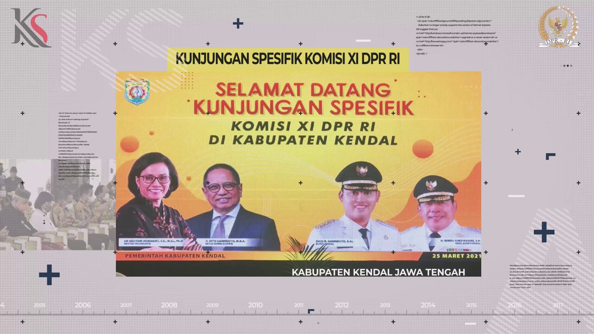 youtu.be/K1sHS7Mj8gI

Komisi XI DPR RI bersama Menkeu Sri Mulyani, Gubernur BI Perry Warjiyo, Ketua OJK Wimboh Santoso, dan Ketua Komisi XI RI Dito Ganinduto berkunjung ke Kab. Kendal dalam rangka penyaluran dana pembiayaan IKM, Koperasi, UMKM berorientasi Ekspor, dan UMi.