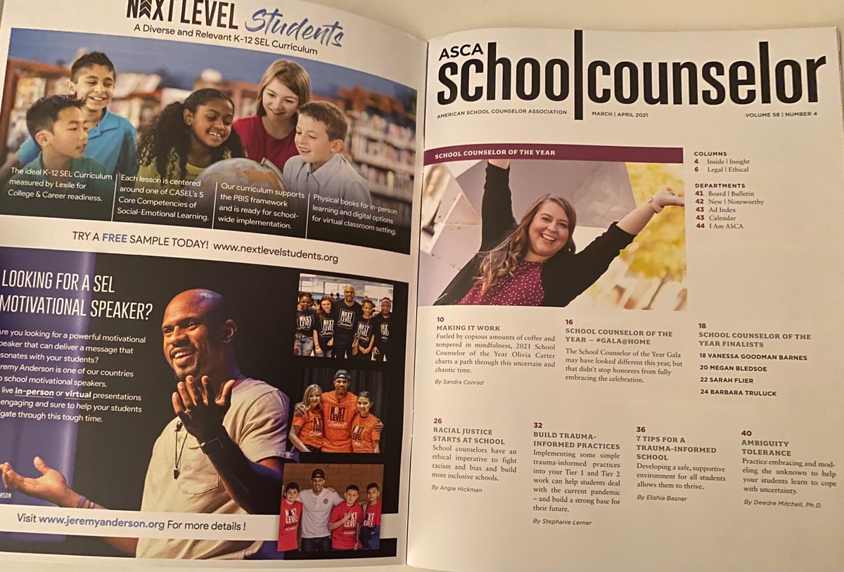 ariel_king2's tweet photo. I received my ASCA School Counselor Magazine in the mail and cannot wait to read it! #MSGC 
@mike_roadhouse https://t.co/C3UJRtBPfF