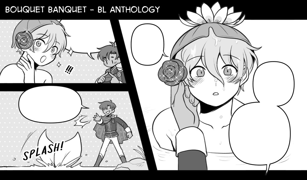 Preview for my submission in the @BouquetBanquet anthology~ Please support it once it comes out! ? 