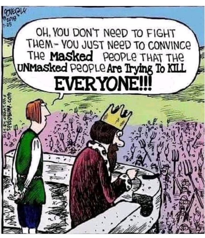 En kommentar til magthaveres del og hersk strategi. Fald ikke i. Vi skal også leve med hinanden efter den her krise