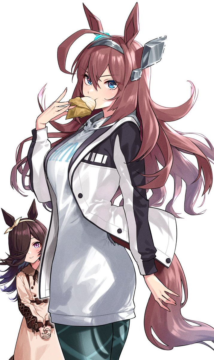 エネルギーを補充しているミホノブルボンと近くに居たライスシャワーちゃん 話題の画像がわかるサイト