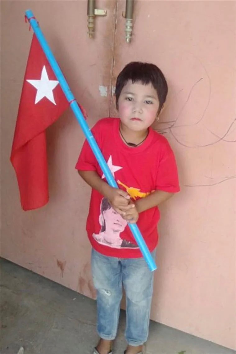 HKLiberty_Team's tweet photo. A 7yo girl was shot at her home by security forces in her home-the youngest victim so far since #Myanmar military coup. She was not a statistic but a child with a beating heart. We urge @UN and human rights organizations to interfere.
#StandWithMyanmar #WhatsHappeningInMyanmar https://t.co/goqUYDvcAl