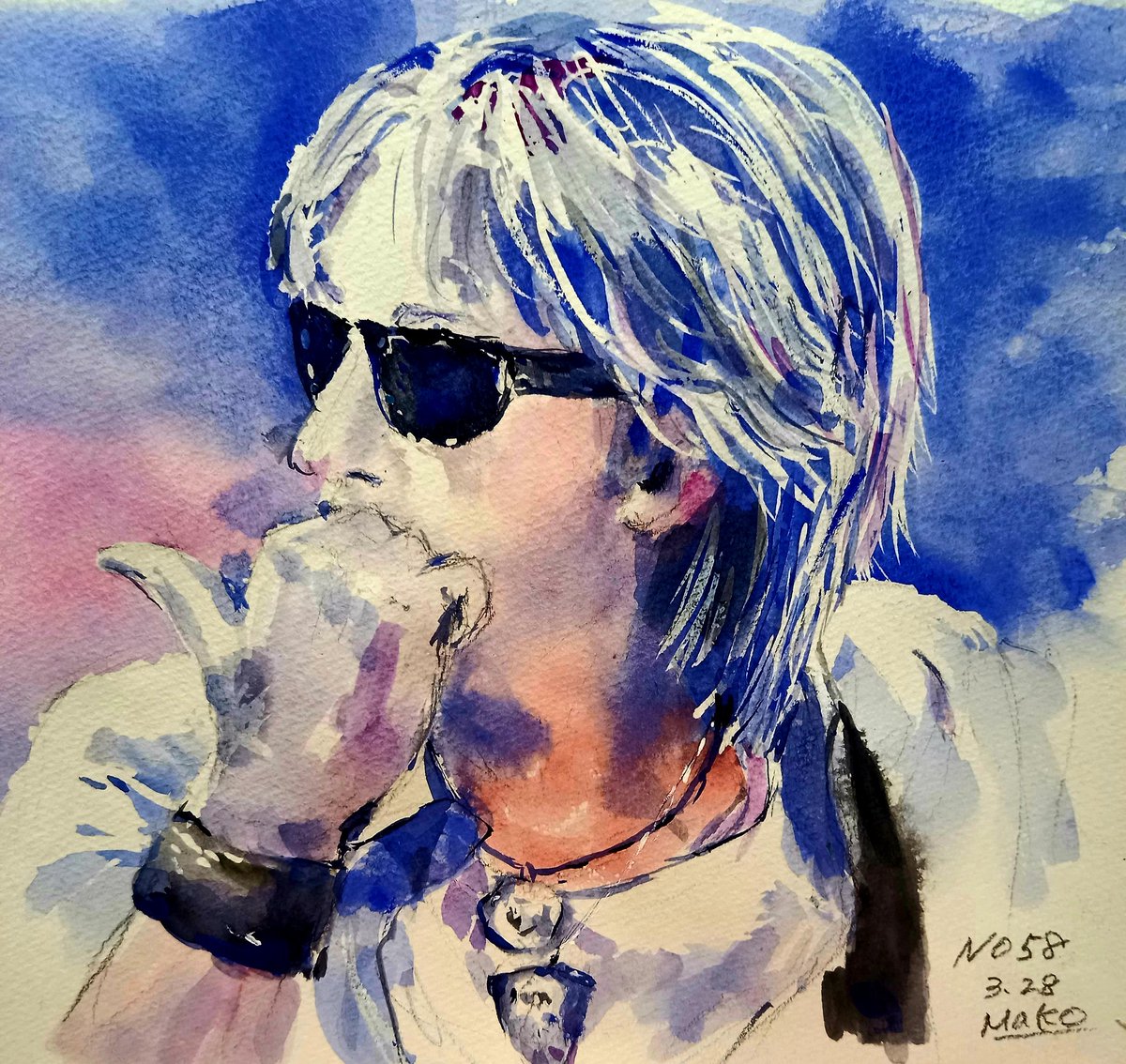 久しぶりに省吾さんを描いてみました。

美しく静かな省吾さんを描きたかったので、これ以上汚さないで完成とします🍒

№58 美しい省吾さん