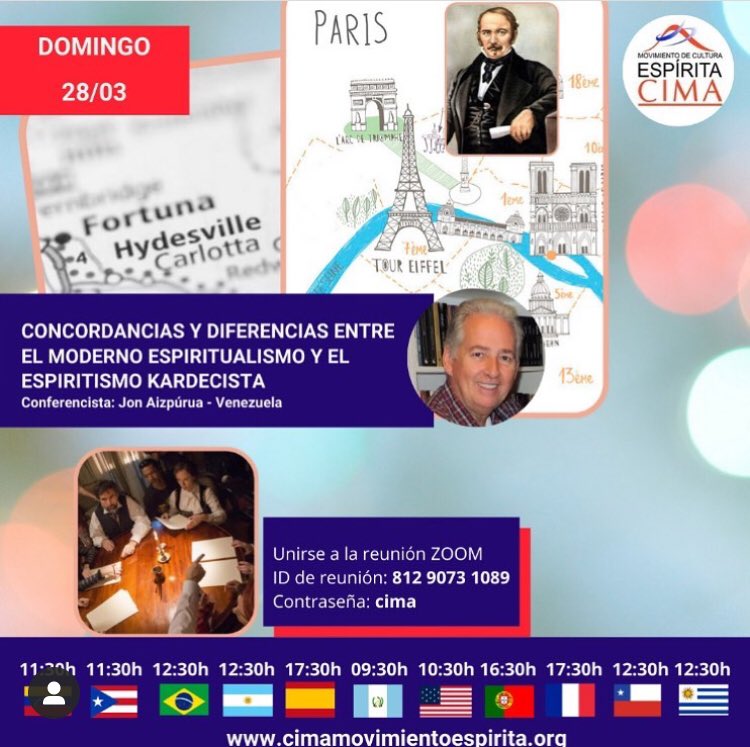 Vzlaespirita's tweet photo. Invitación para hoy!
No olvides suscribirte en nuestra web en la sección programación para poder participar.
Los esperamos.
#cima #culturaespirita #venezuela #españa #brasil #portugal #colombia #Argentina #uruguay #28Marzo https://t.co/ADFKbMWDoD