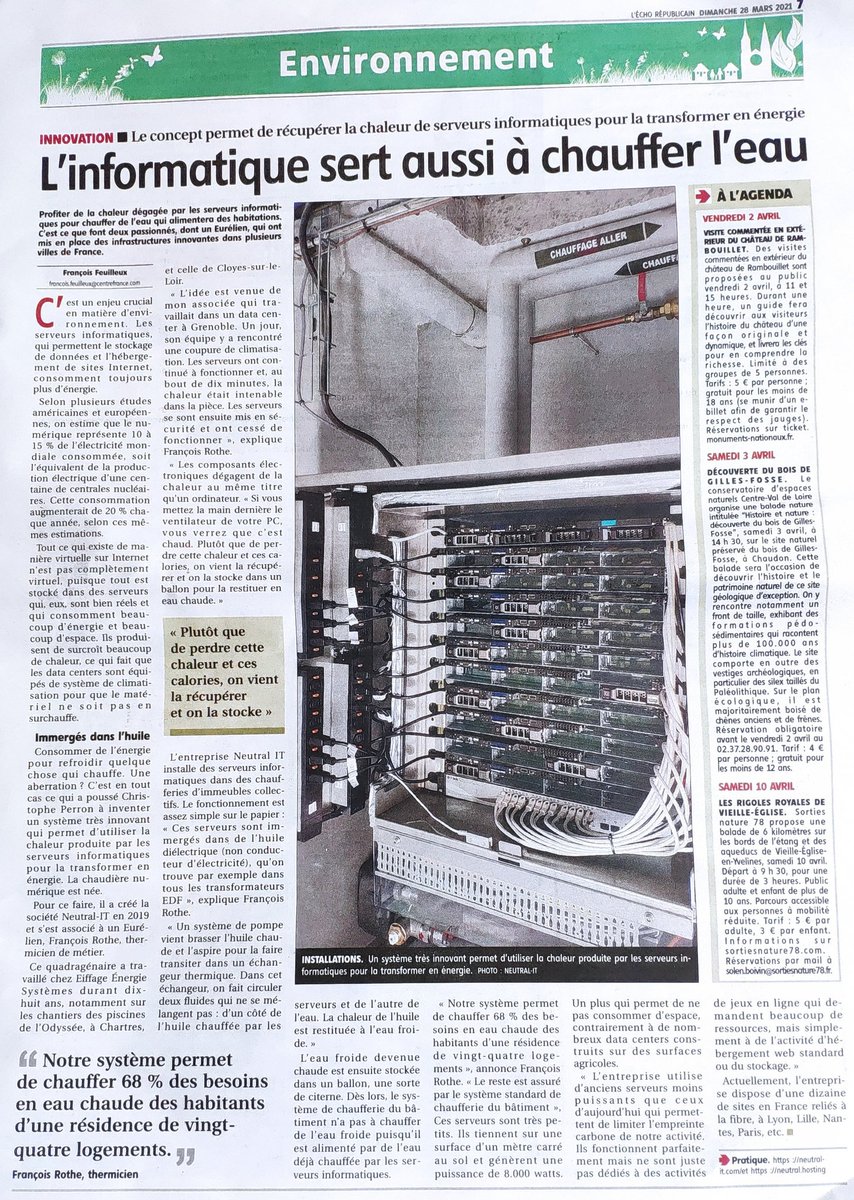 RotheFrancois's tweet photo. Dans #lecho_fr du jour.
Merci à eux et à la team #FrenchIoT.
#Neutral_IT #StimergyFr #greenit #datacenters #eurelien https://t.co/nQDwzICmRb