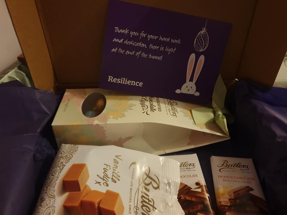 annemcconville1's tweet photo. @Resilience_ie I was overwhelmed to get home on fri evening to find a totally unexpected gift waiting for me. In my 32 yrs working in healthcare, this has never happened before. And I am a new employee! #gratitude #getsharing Thank you thank you thank you๐๐ https://t.co/NxSueHIser