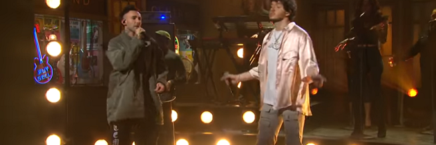 alevineweb's tweet photo. Adam Joins Jack Harlow on 'Saturday Night Live' Stage for 'Same Guy' Performance: https://t.co/mfGKwvjk0J https://t.co/2lpPo2QR6k