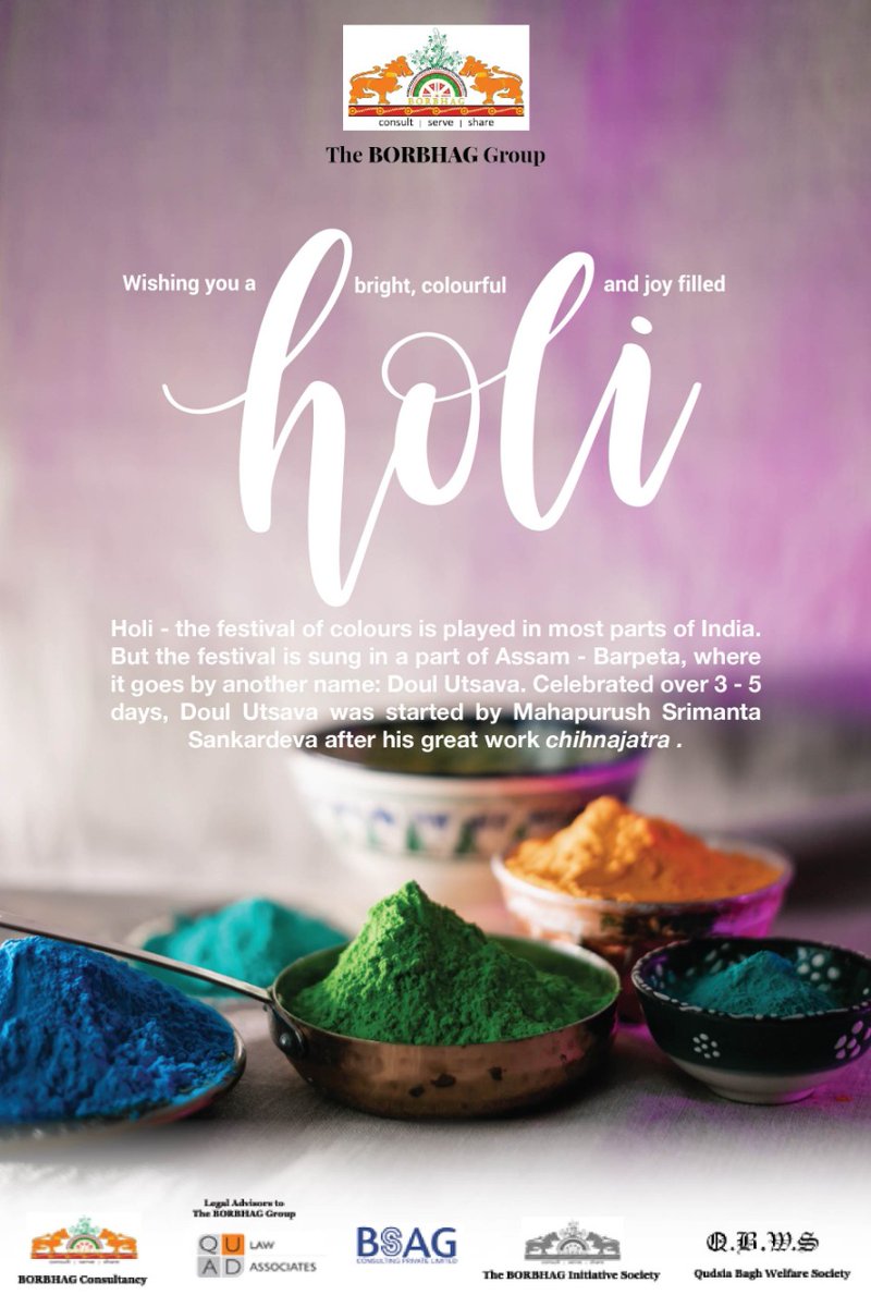 Happy Holi
#StaySafeStayHealthy