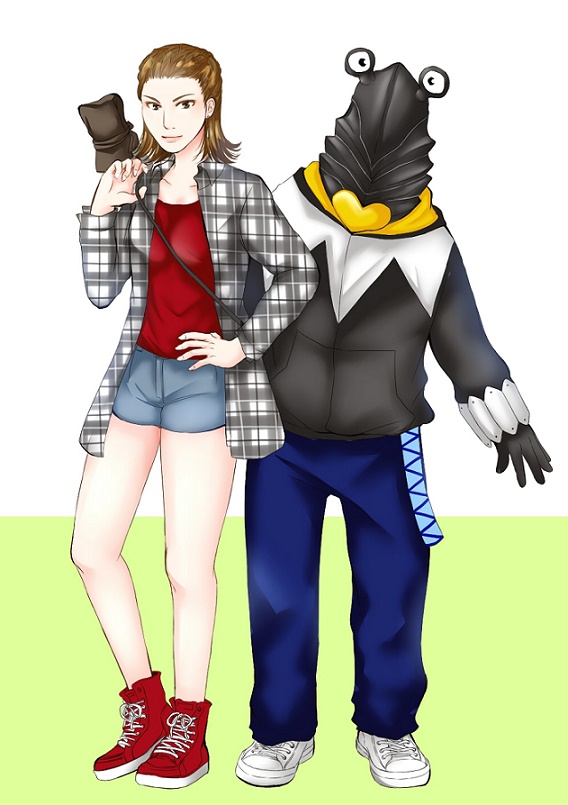 ウルトラマンジードの好きなキャラ 2回目 鳥羽ライハ ライハとペガはお姉ちゃん さといのイラスト
