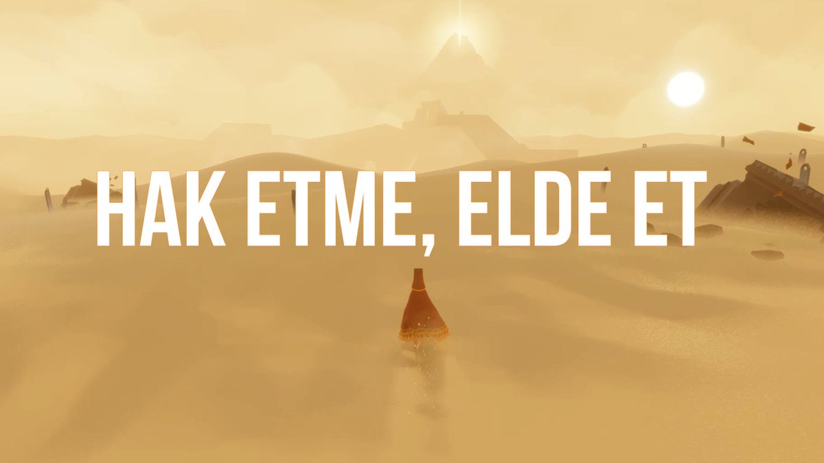 Sonuçları hak etme konsepti ile bağdaştırmak, denizin üzerine kalemle ıslak yazmaya çalışmak kadar anlamsız. youtube.com/watch?v=aURuuc…