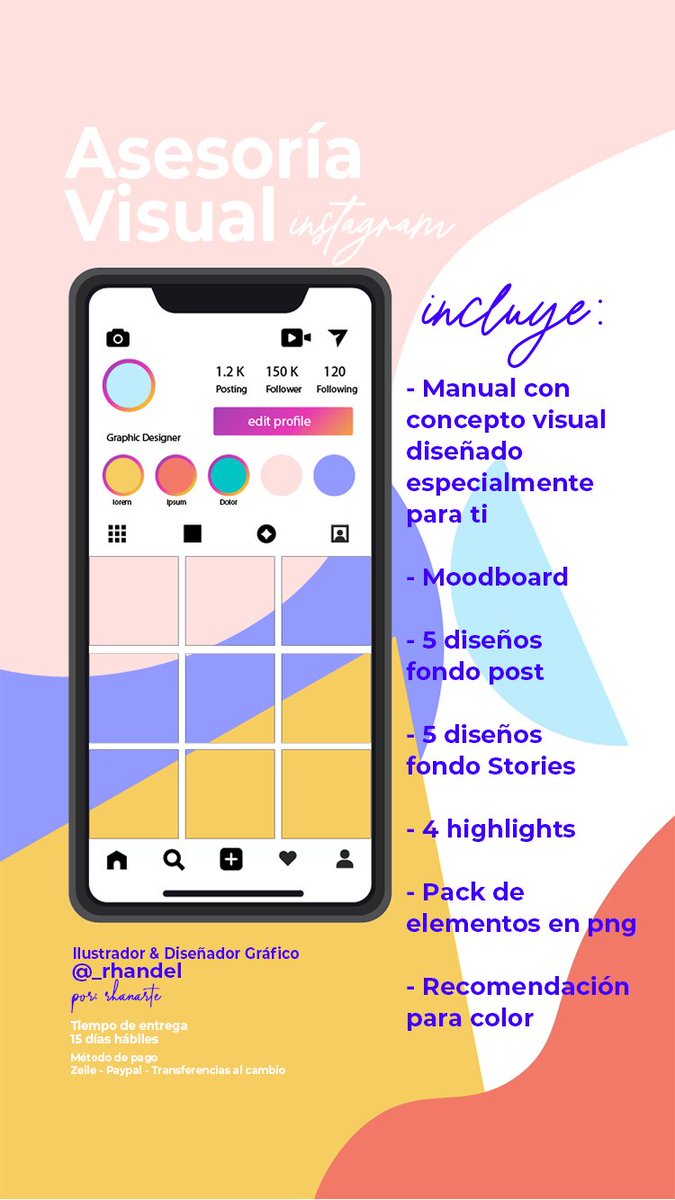 _farhandi's tweet image. Hola niñes 💛 aquí dejo los servicios que ofrezco.

Si tienes un emprendimiento o eres marca personal en construcción tendrás un descuento especial ✨

Me ayudaría o ayudarias a alguien que lo necesita con un RT, gracias de antemano 💋