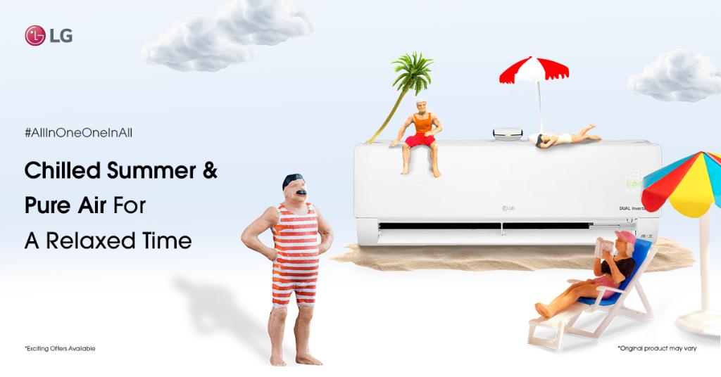 LGIndia's tweet photo. Healthy and clean air is the need of the hour. LG #AllInOneOneInAll AC contributes to #clean and #cool indoor air with the groundbreaking features.
Buy now on https://t.co/y4uBRY4rK3
#SmartAC #LGDualCool #ResidentialAC #LGConvertibleAC #DualInverterAC #LGAirConditioner https://t.co/6TBvEpQXzm