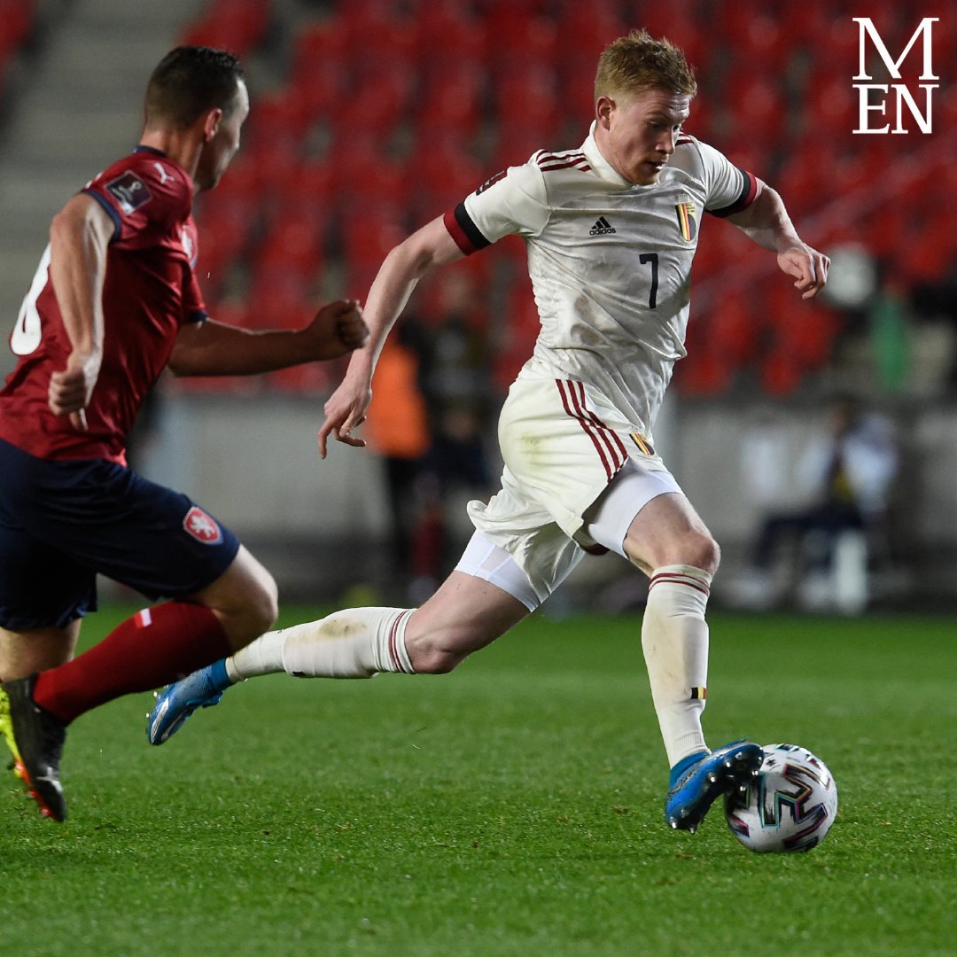 ManCityMEN's tweet photo. 👏 Kevin De Bruyne now has 29 goals and assists for club and country this season despite the injuries.

👑 King Kev #mcfc https://t.co/ZhL2vn9FcA