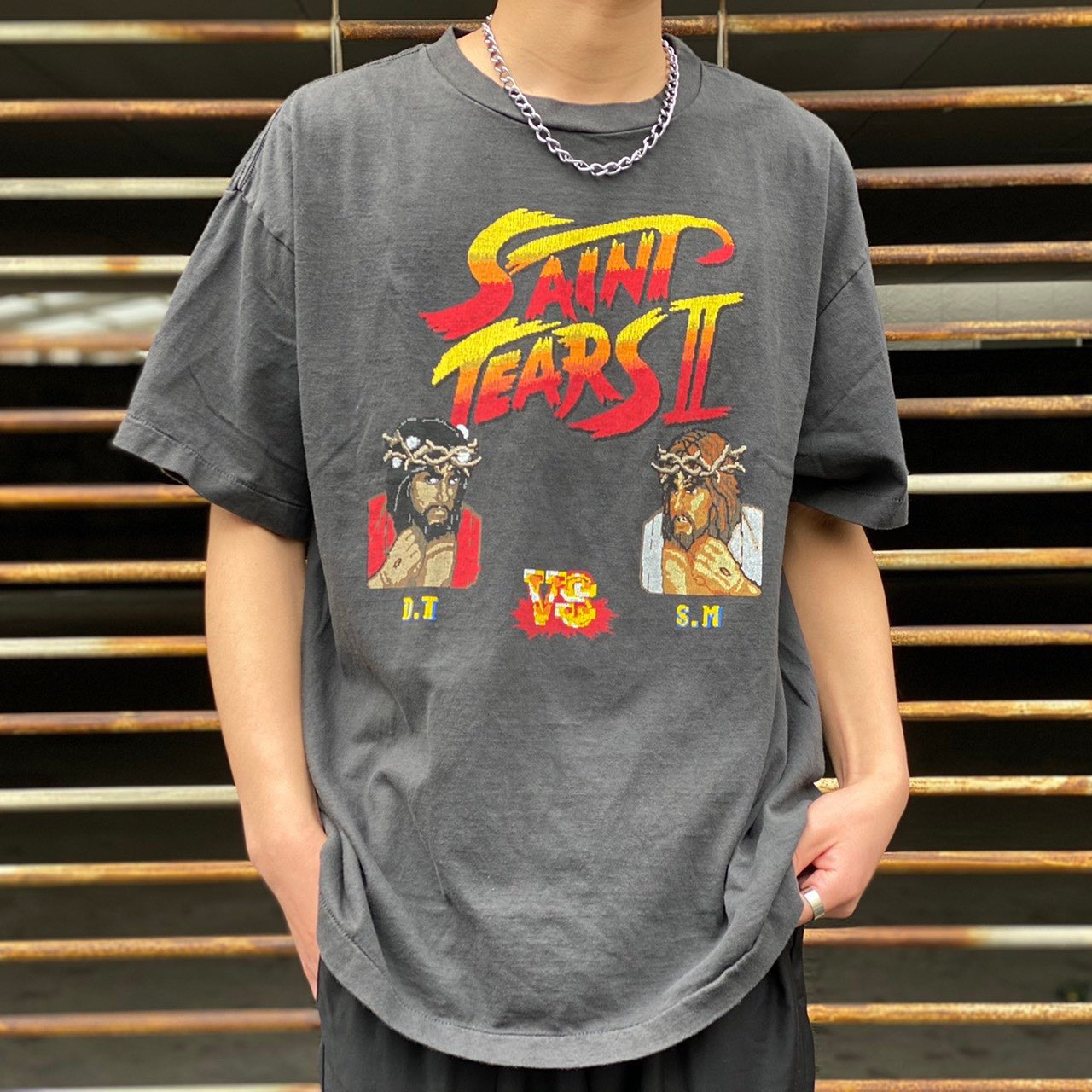 SAINT MICHAEL DENIM TEARS SS TEE Tシャツ XL SAINT MICHAEL x DENIM