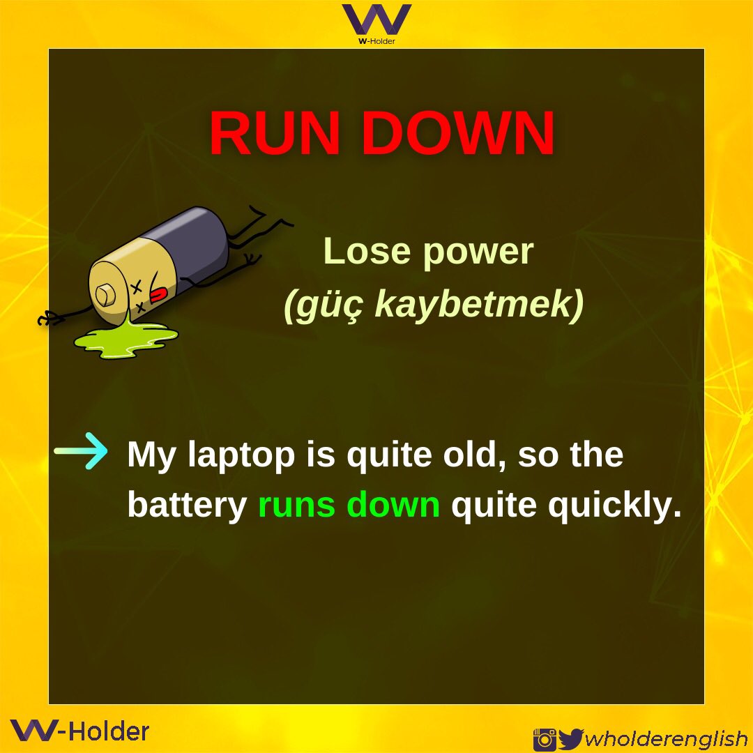 enthemanhattan's tweet photo. 🇺🇸5 phrasal verbs with ‘run’
🇹🇷’run’ ile 5 öbek fiil
.
.
#englishdaily #phrasalverbs #englishturkish #learningenglish #ingilizceöğreniyorum #Wholder https://t.co/D5hMITSkGS