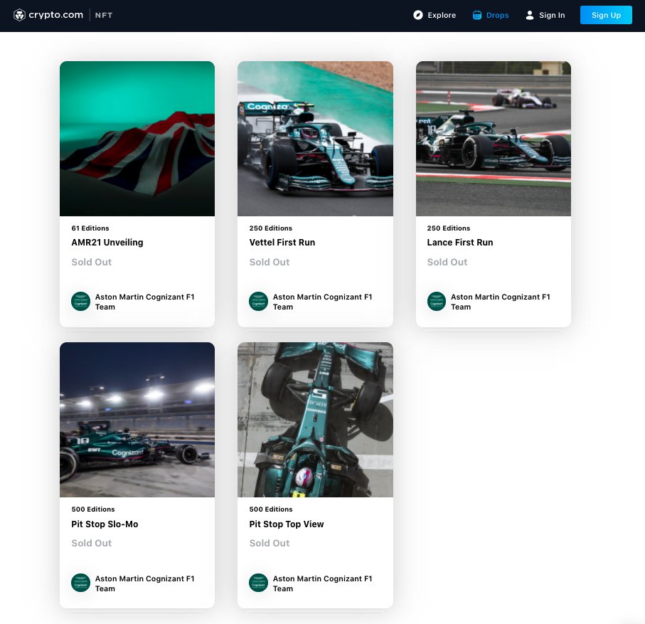 Congrats to all the owners of these historic #NFTs from @AstonMartinF1 Sold  out in under 24 hours! Only on https://t.co/GC9cXDxtMu