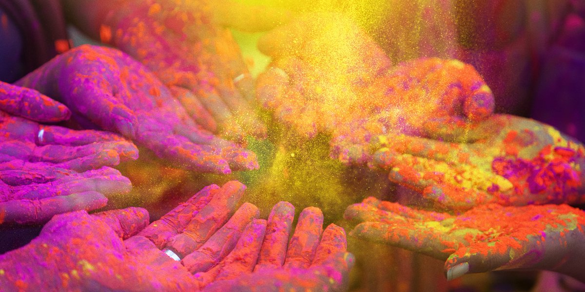 Happy #Holi! Today is the start of the Hindu festival of colour that celebrates the arrival of spring and the end of winter. We hope your celebrations are filled with colour, warmth and happiness.