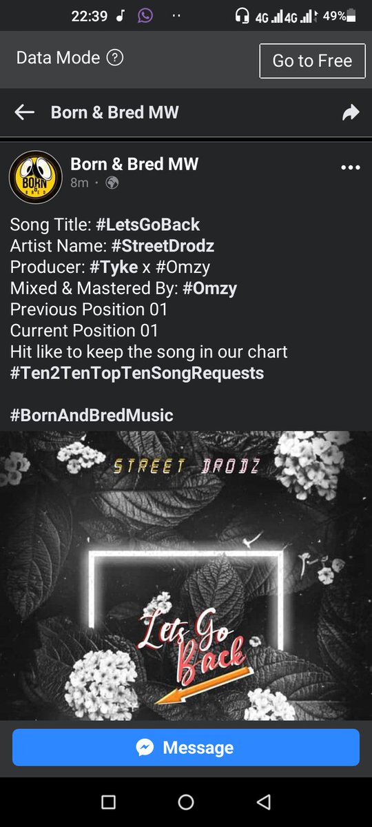Vested_lon's tweet photo. #Lets_go_back number 1 on the chart 🔥 @bornnbredon2fm
It's a masterpiece 👌 y'all can get our track using the link below 👇
https://t.co/FbJ6O9ifEp https://t.co/zWYX1XmuOw