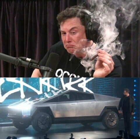 johnvallas's tweet photo. When you consume the sacred plant, great ideas emerge @elonmusk so stoked to get my truck down the road, thanks bro! https://t.co/K8RzPdh5kV