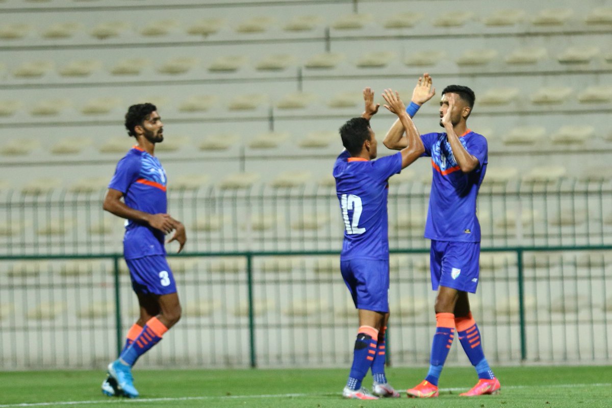 IndianFootball's tweet photo. India's 🇮🇳 second International Friendly against the UAE 🇦🇪 at the Zabeel Stadium in Dubai on Monday (March 29), will kick off at 8.30 pm IST (7 pm local time).
#BlueTigers 🐯 #IndianFootball ⚽ #INDUAE ⚔️ #BackTheBlue 💙 https://t.co/mjmHKtrguJ