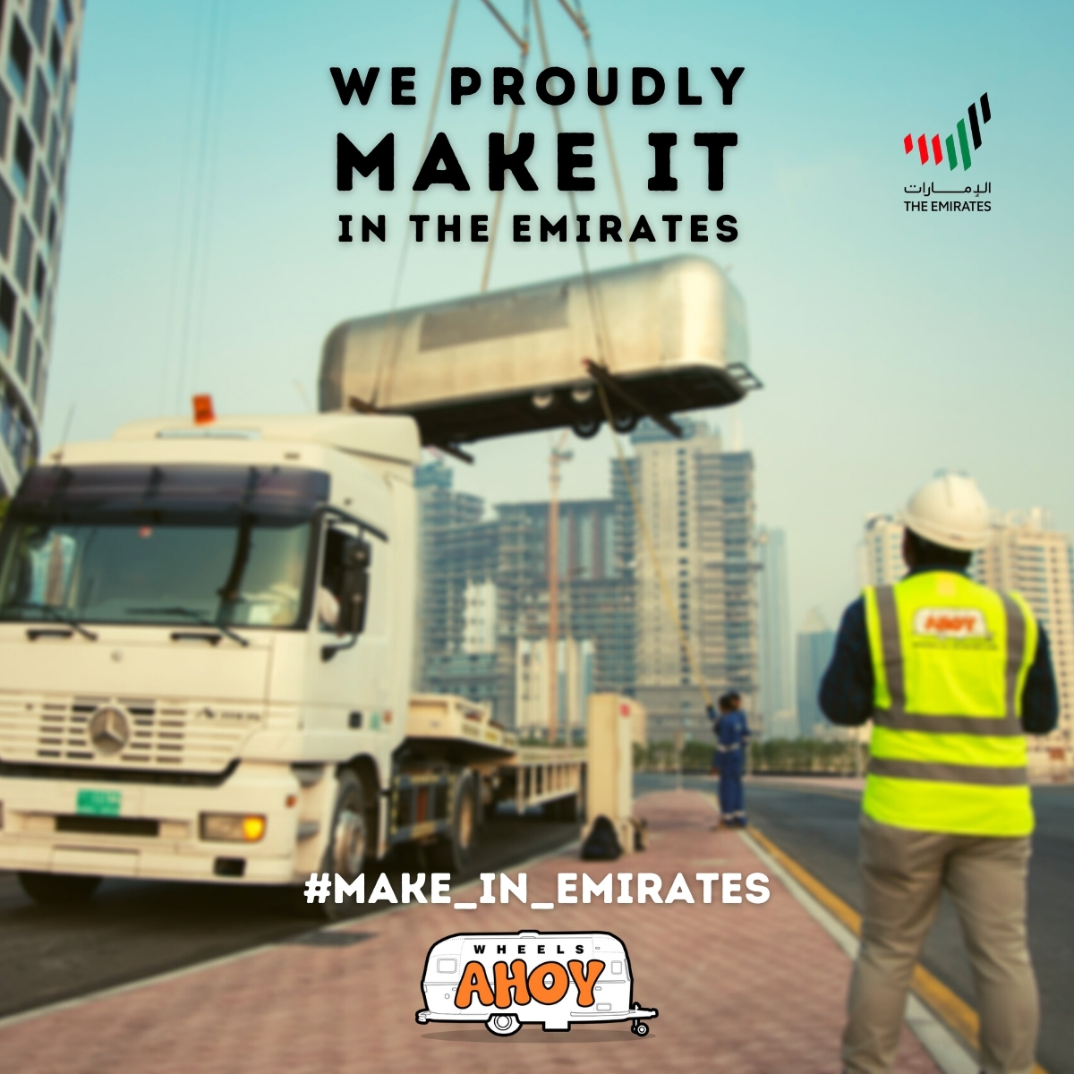 WheelsAhoy's tweet photo. All our signature Trailers are made 100% in UAE with the highest global standards. We are confident that ‘Make It In The Emirates’ campaign will boost UAE’s position as a global industrial powerhouse!

#operation300bn
#MakeItInTheEmirates
#WheelsAHOY
#BeExpoReady
#UAE https://t.co/xx3pu0WORi