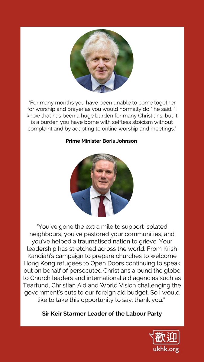 krishk's tweet photo. Grateful that our political leaders recognise the contribution that churches across the country are making. Well done church for 
feeding the hungry, 
comforting the grieving, 
welcoming people from #HongKong 
speaking up for global aid and so much more. 
https://t.co/ABRqBIoiW7 https://t.co/G1XYbxT4m0
