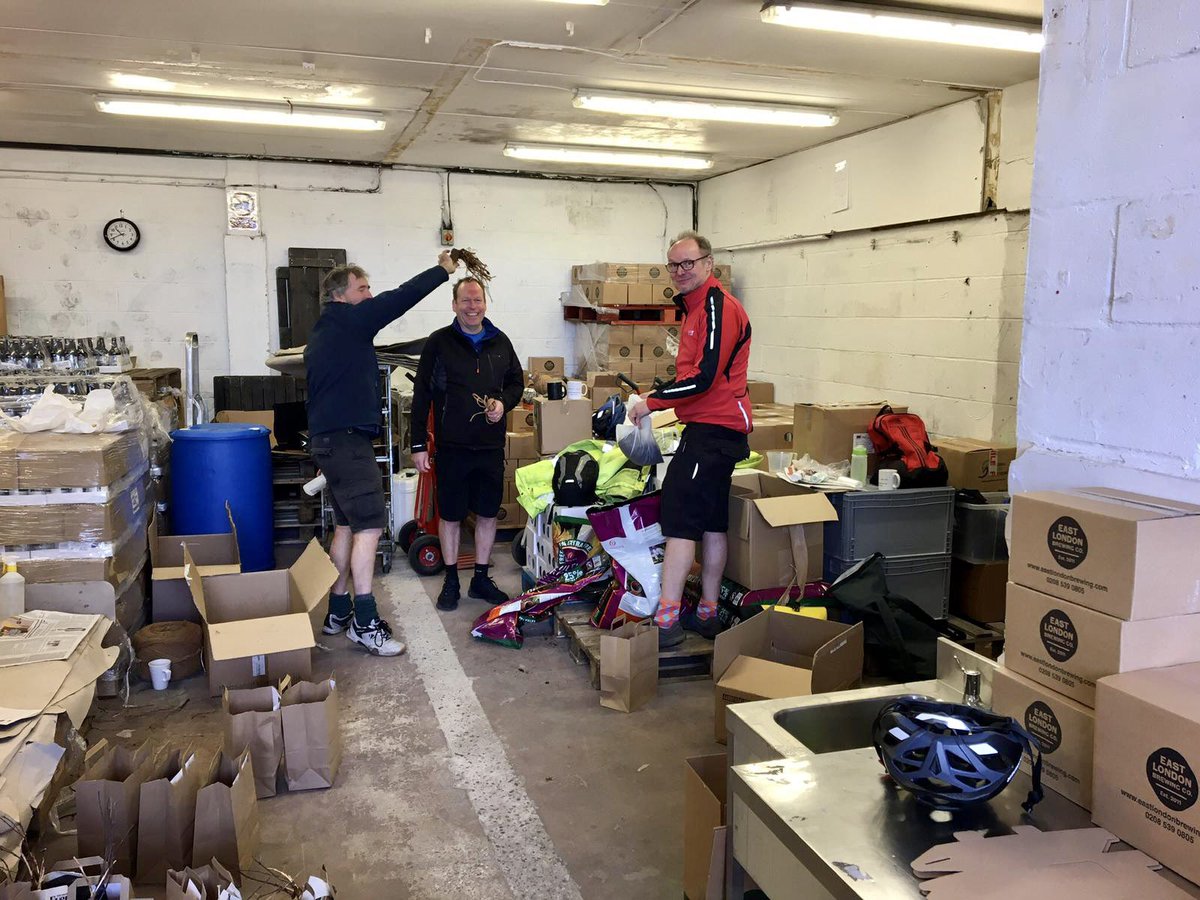 Thanks to <a href="/EastLondonBrew/">East London Brewing Co</a> for hosting our hop distribution day yesterday 160 sign ups ready for a number crop !